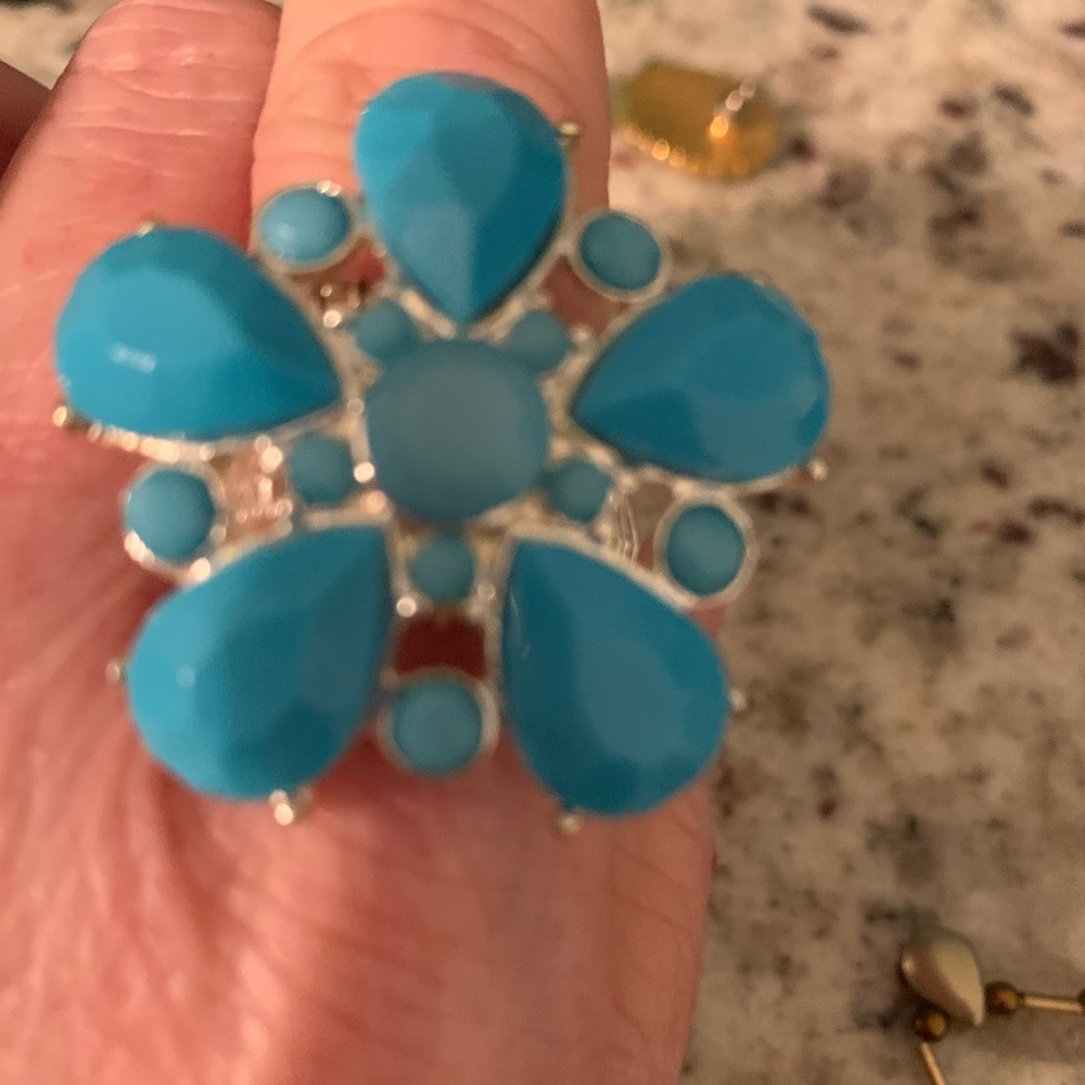 Women’s ring and earrings